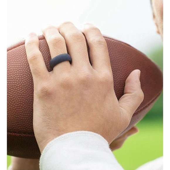 Silicone Wedding Rings (Set of 3) Color -Classic Combo 1 Safety Rings (Set of 3) - Picture 5 of 8